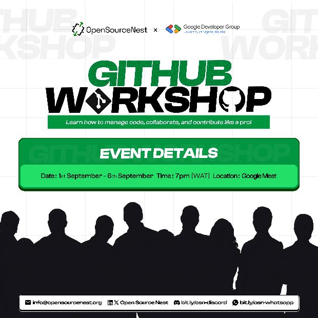 GITHUB WORKSHOP — cover